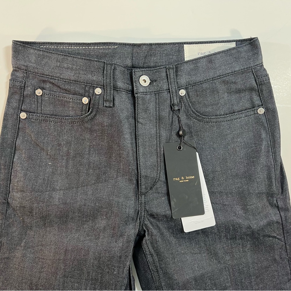 Rag & Bone Men's Charcoal Slim Jeans